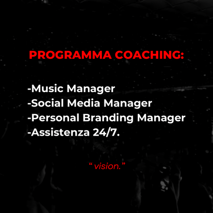 ARTIST COACHING - Management 360°